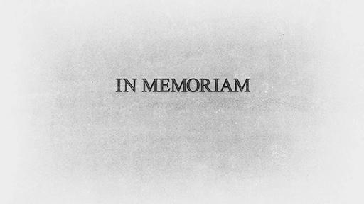 In Memoriam